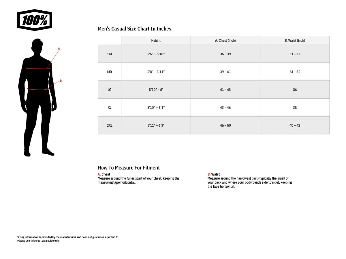 100% Torrent Raincoat Red/Black