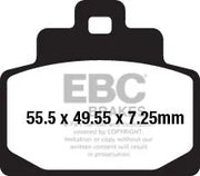 Ebc Sfa-hh Series Sintrede Bremseklodser Til Scootere - Foran