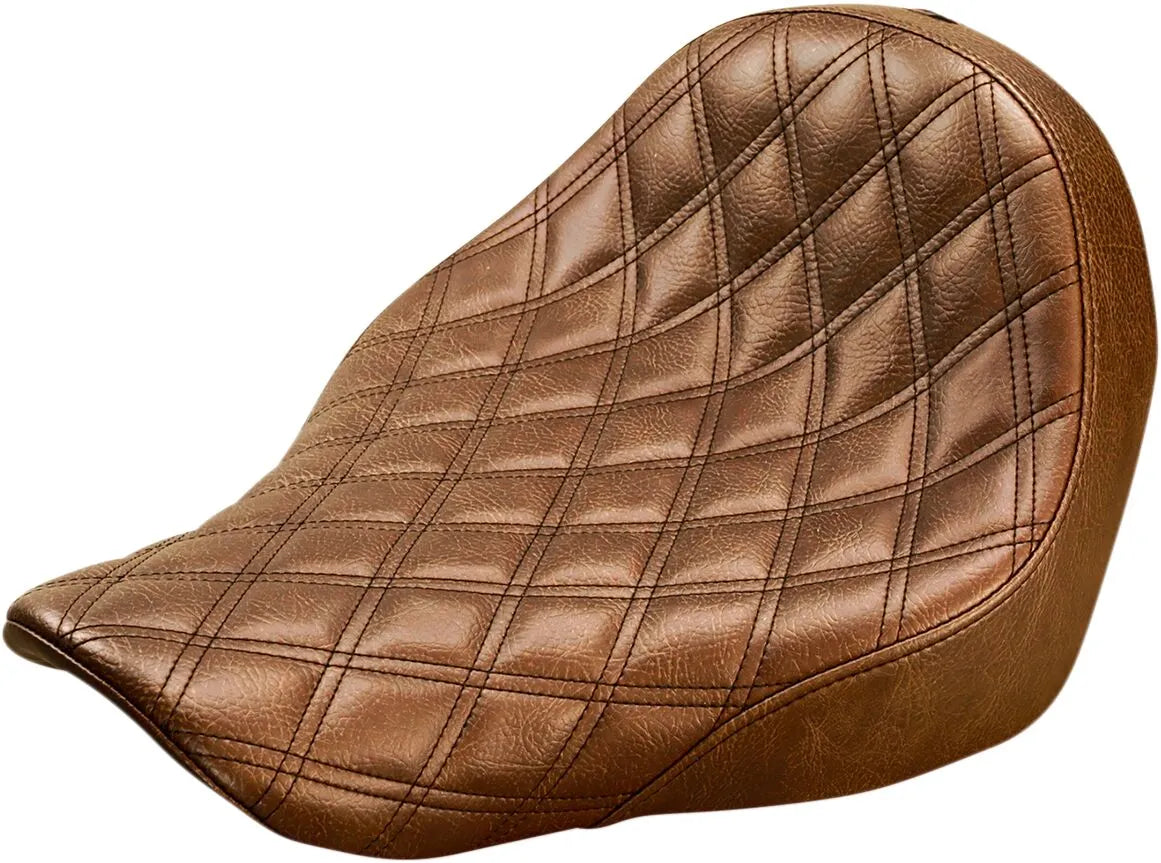 Saddlemen Renegade Solo Seat - Lattice Stitch - For Harley Davidson