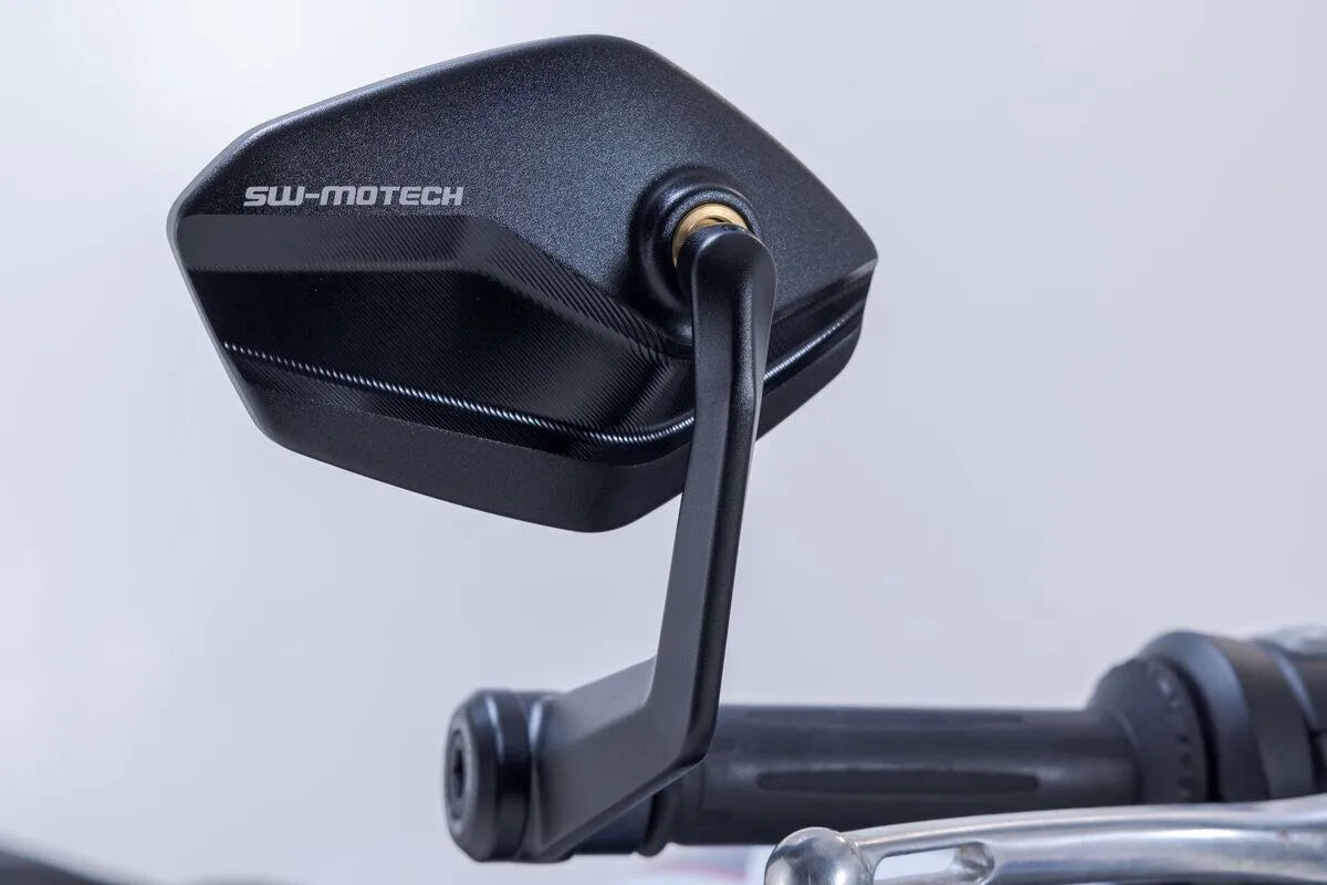 SW-Motech Bar End Mirrors - Black - MIR.07.865.10000