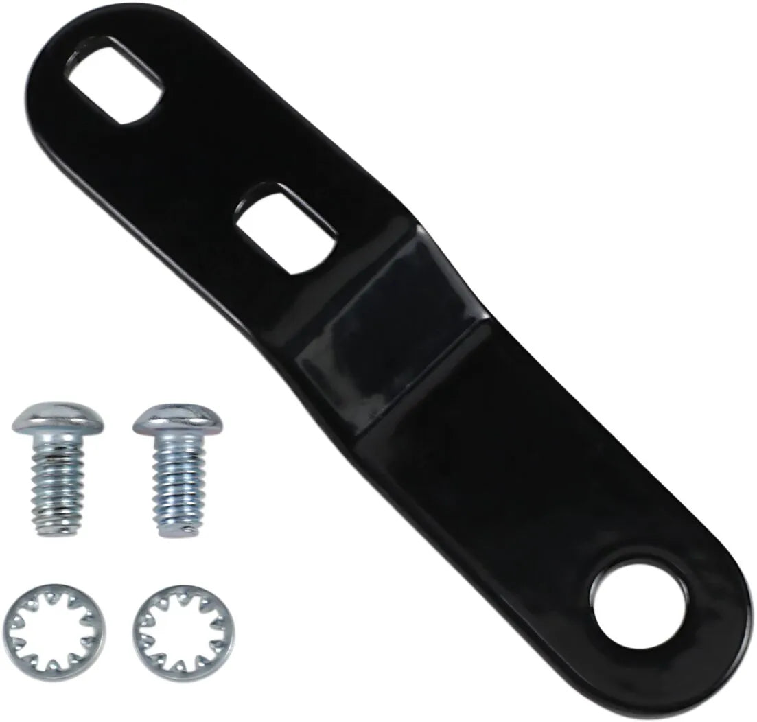 Le Pera Kickflip Seat - Black Vinyl - For Harley Davidson