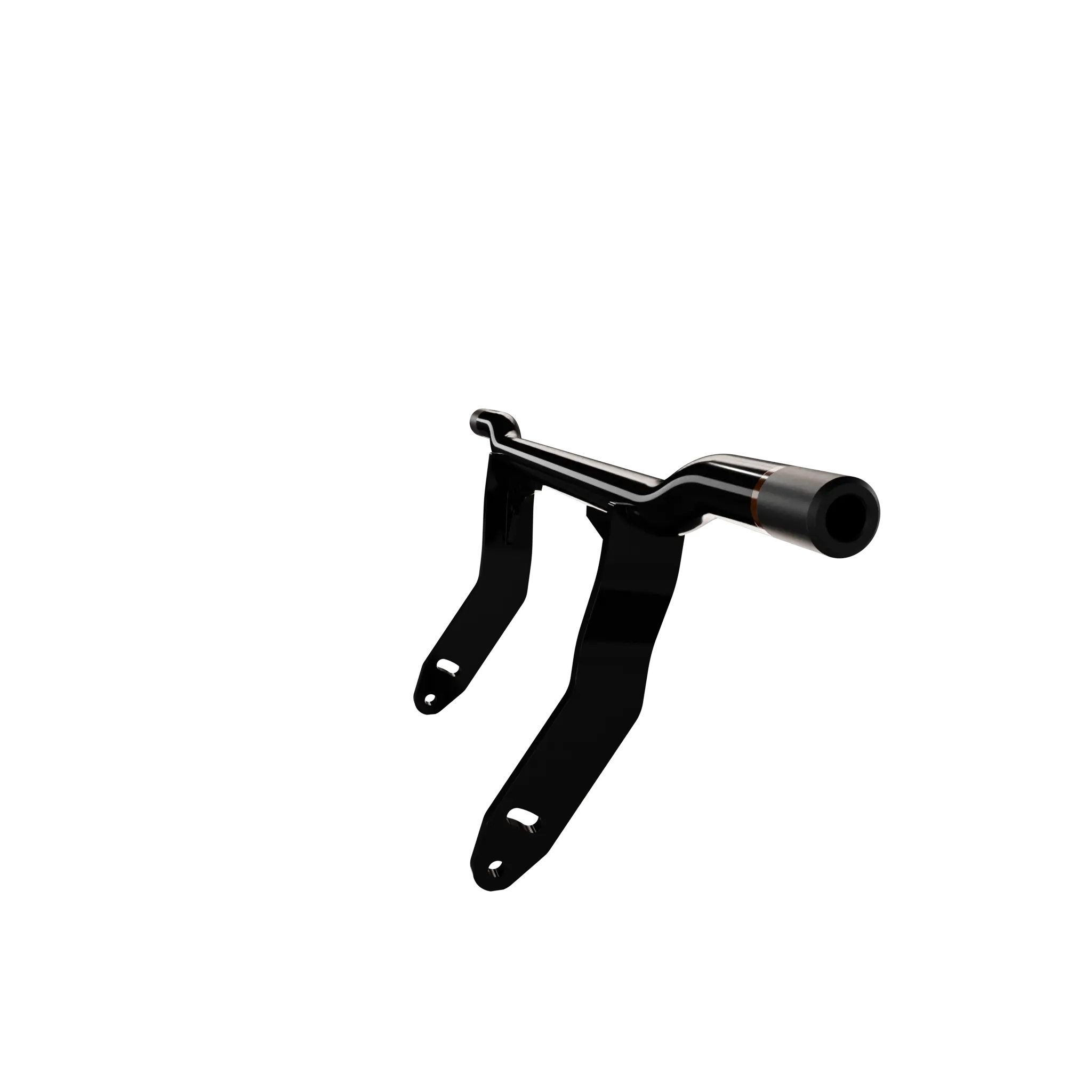 Heinz Bikes Gloss Black Aluminum Motorcycle Crash Bar