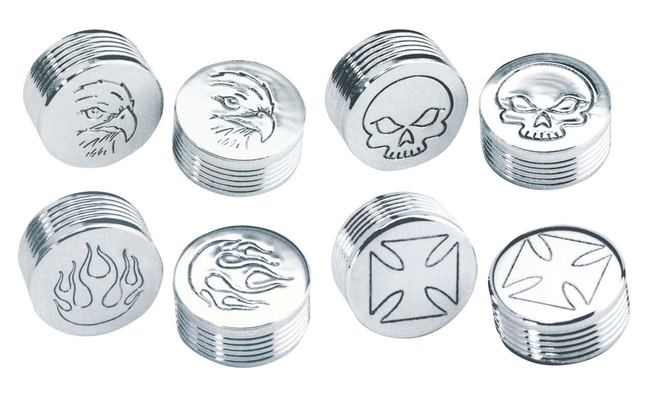 Midwest Acorn Nut Company Chrome Bolt Covers for Hex, Allen and Buttonhead Bolts – Hardware