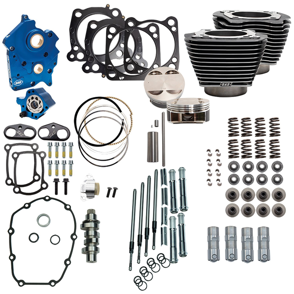 S&S 124CI, 128CI, 129CI & 132CI Power Packages for Milwaukee Eight – Engine