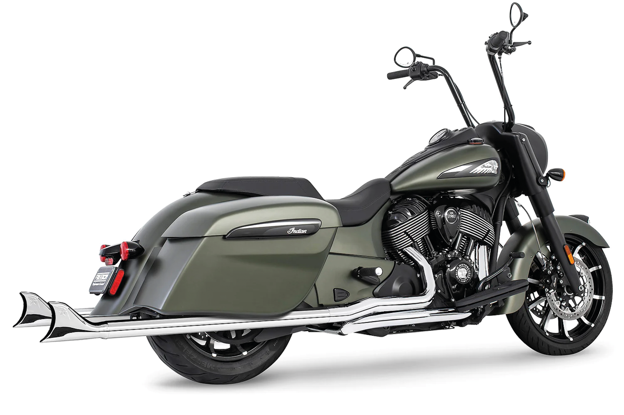 Freedom Performance Exhaust Sharktail True Duals for Indian Powerplus & Thunderstroke