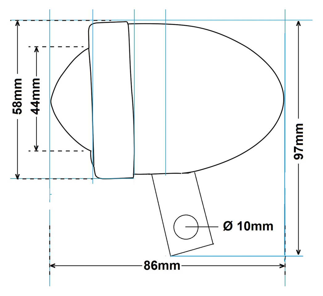 Zodiac Bullet Lights with Mounting Bracket – Electric & Light