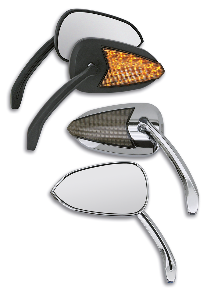 Zodiac Crystal LED Mirrors – Handlebar
