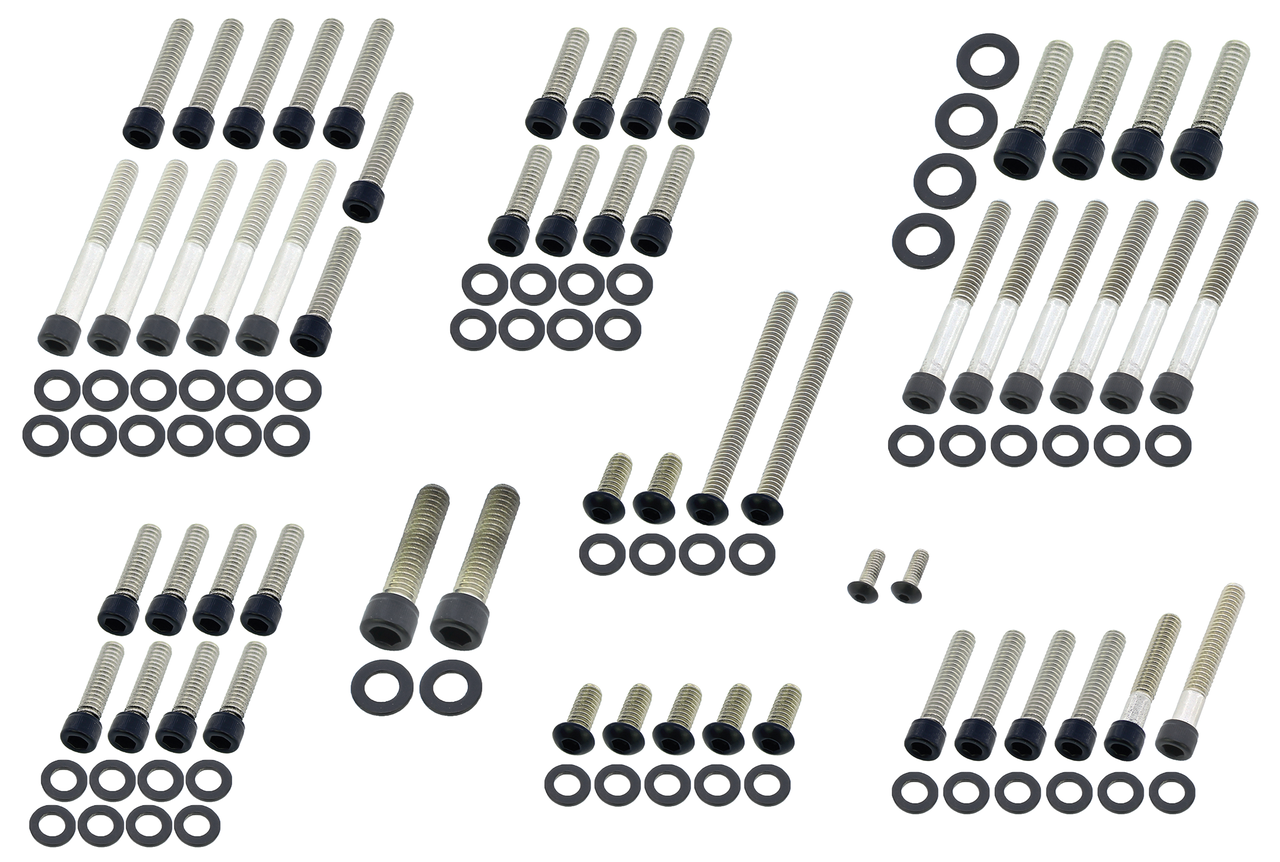 Screws4Bikes Black Stainless Steel Drivetrain Screw Kits – Hardware