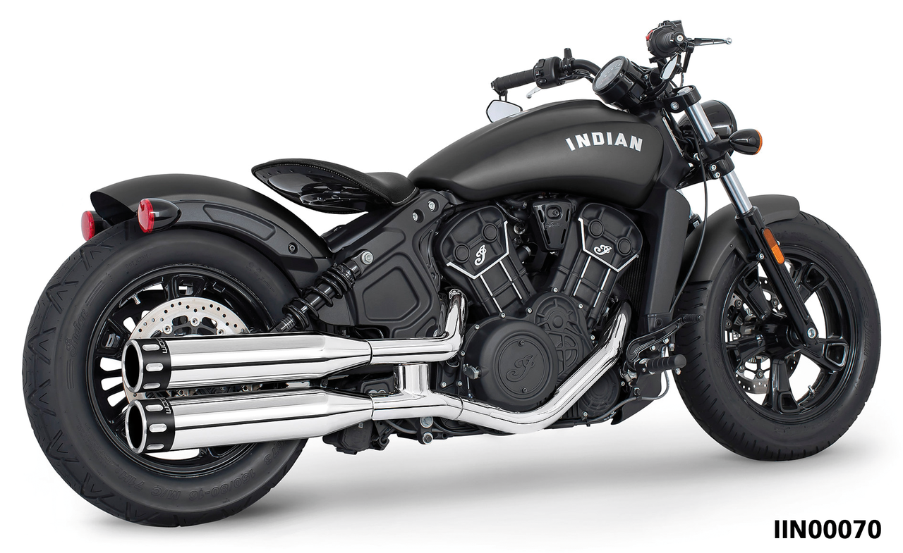 Freedom Performance Exhaust 4" Slip-Ons for Indian Scout 2015-2024