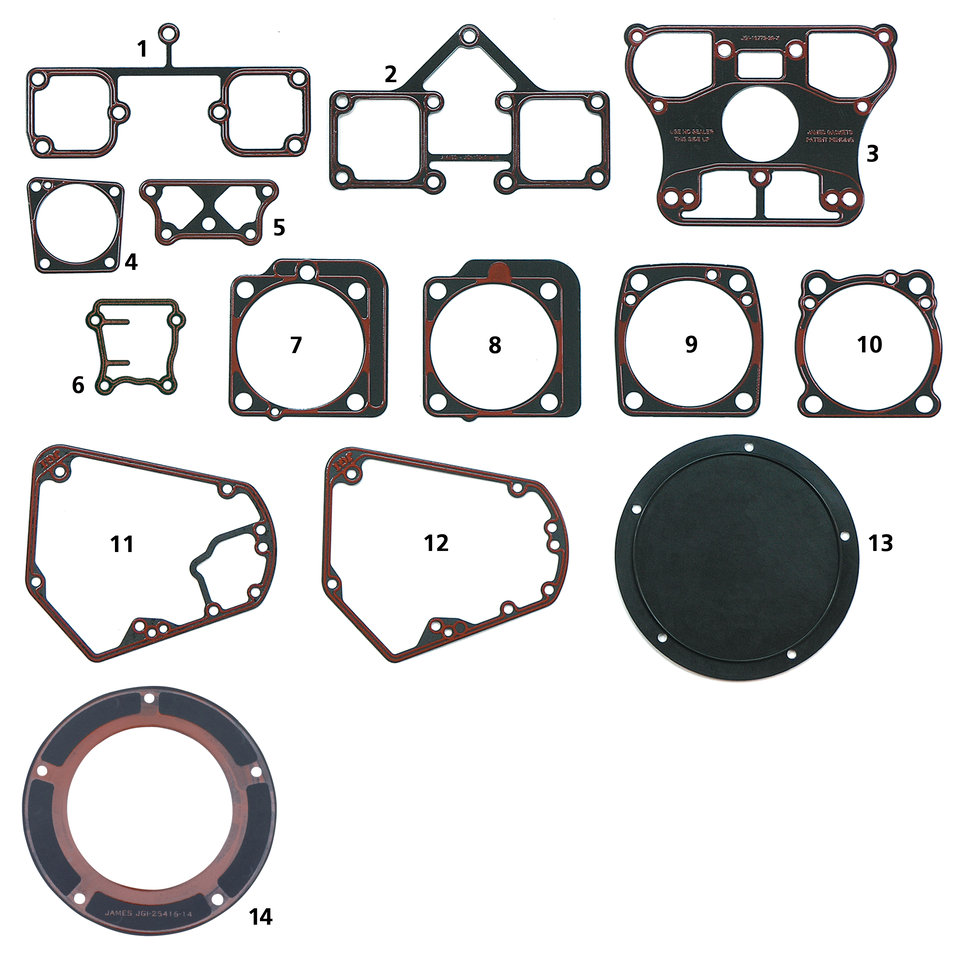 James Gaskets Gaskets, O-Rings and Seals for Primary on 5 Speed Big Twin Late 1979-2006 – Gasket & Seals