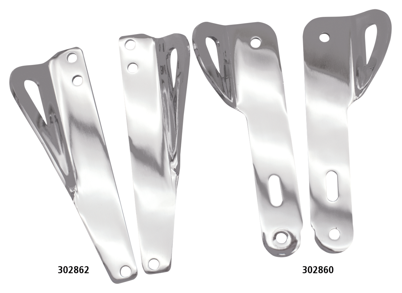 Zodiac Tie-Down Brackets for Touring & Softail – Front Forks