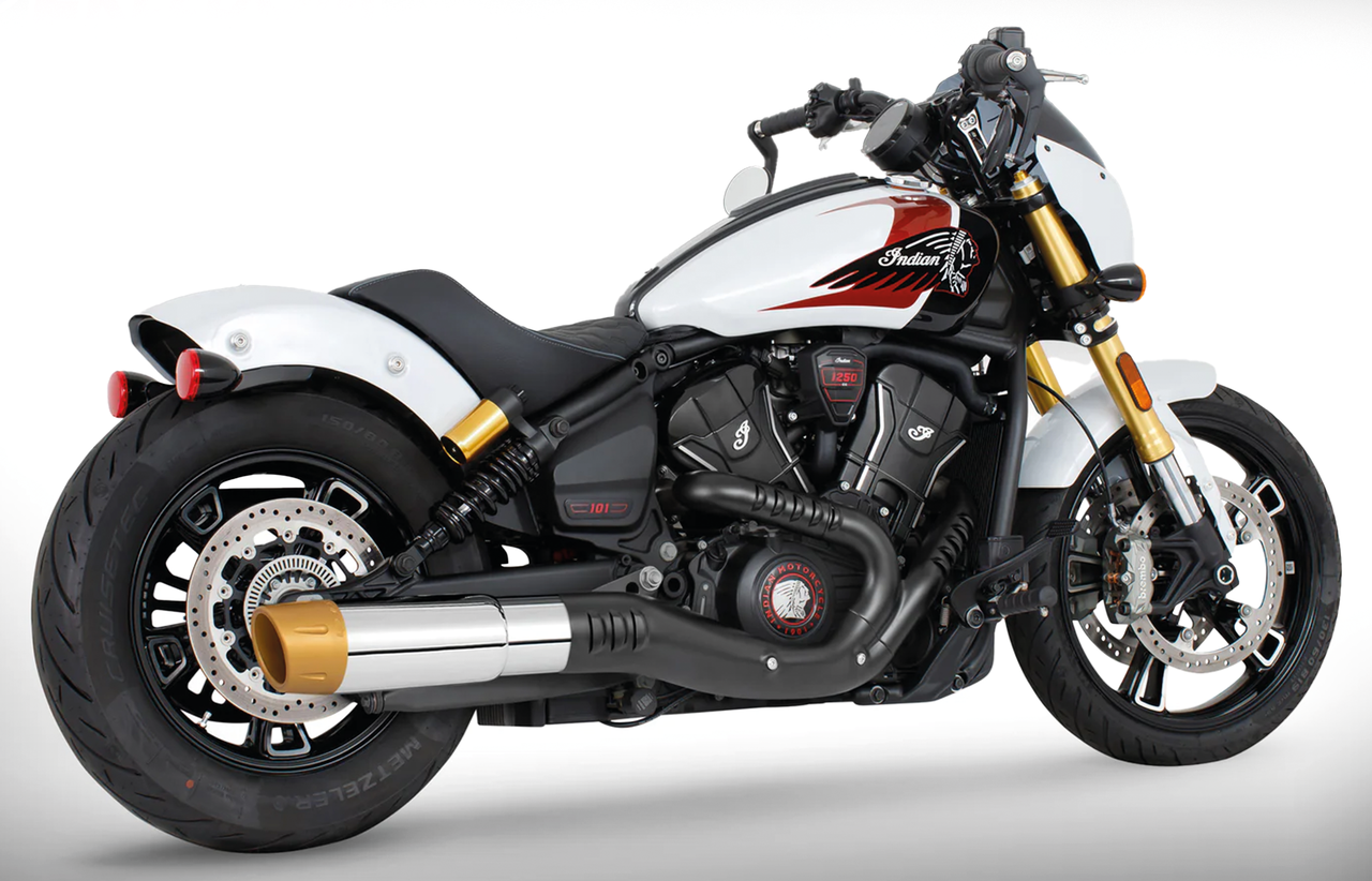 Freedom Performance Exhaust 4" Slip-Ons for Indian Scout 2025 to Present