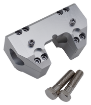 V-Twin Billet Aluminum Riser Clamp for 1 1/4" Fat Bar on Touring – Handlebar