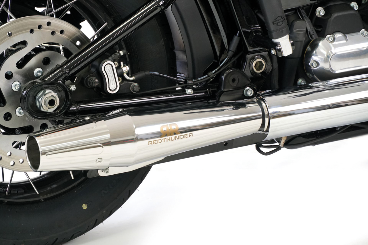 Redthunder Slip-On Mufflers for Milwaukee Eight Softail – Exhaust
