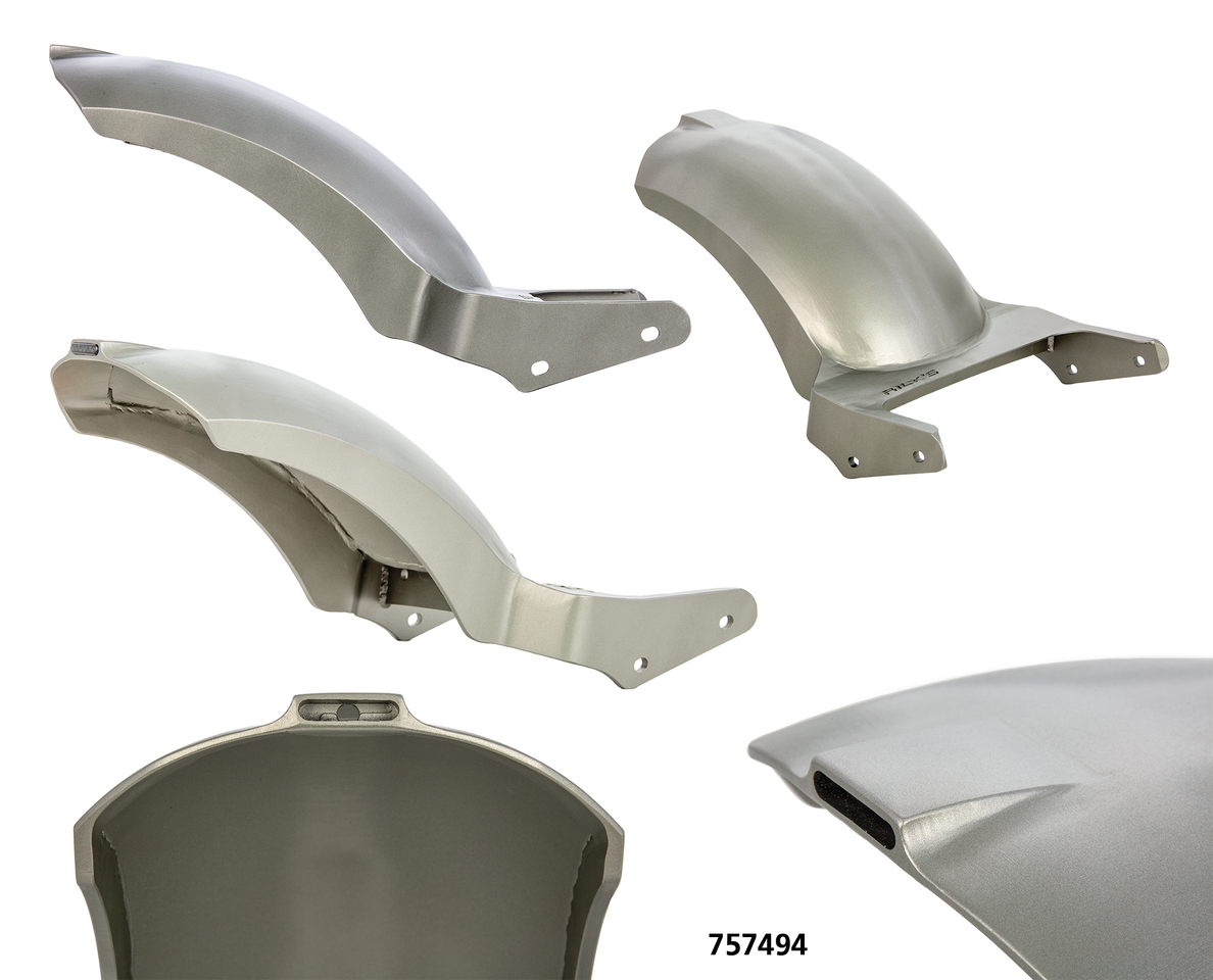 Rick's Motorcycles Rick’s Milwaukee Eight Softail Rear Fenders – Fender & Struts