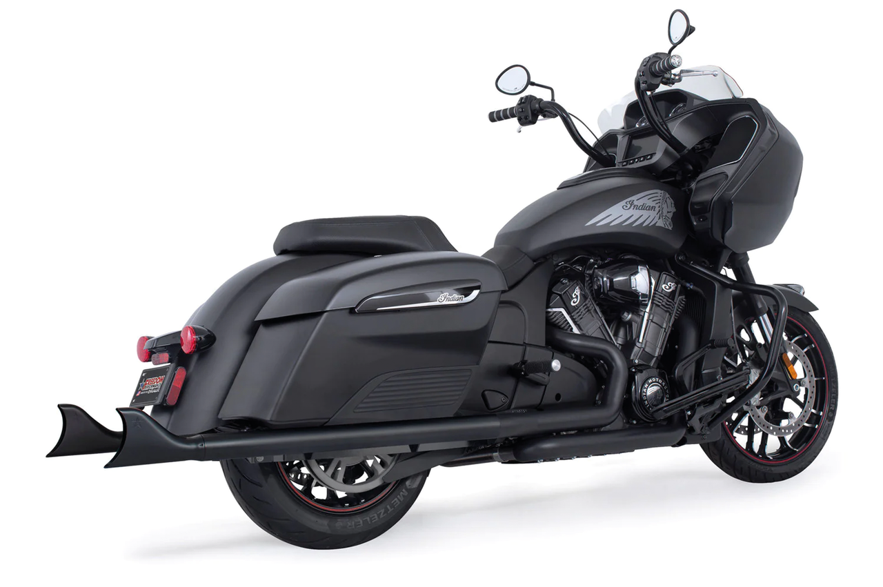 Freedom Performance Exhaust Sharktail True Duals for Indian Powerplus & Thunderstroke