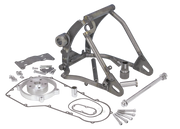 Zodiac "wide-Ass" Swingarm Kit for Late 1987-1999 Evolution Softail – Frame & Rear Suspension