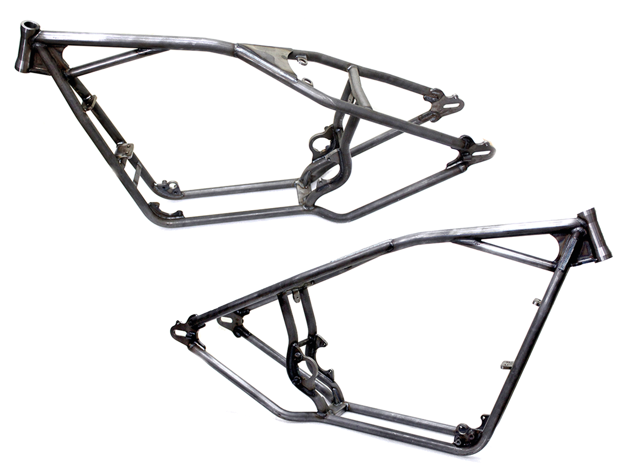V-Twin Hardtail Frame for Rubber Mount Sportster Engine – Frame & Rear Suspension