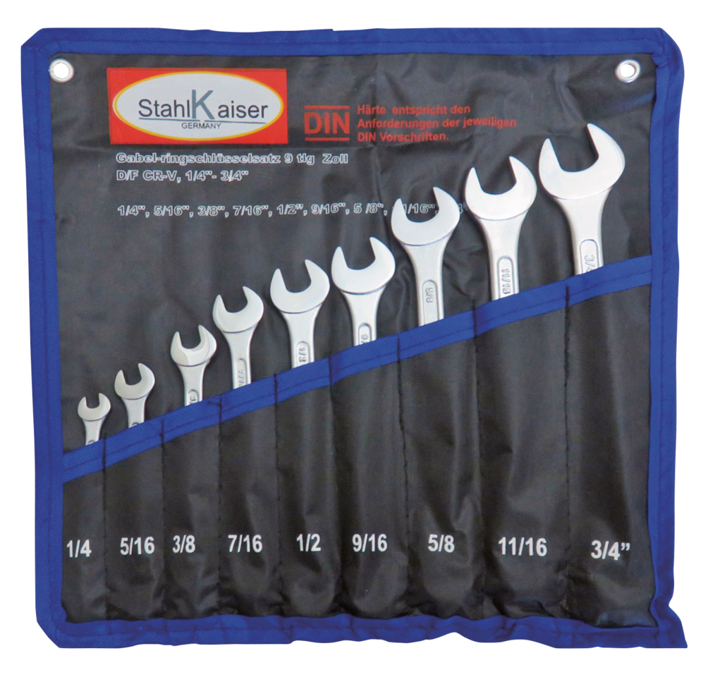 Zodiac 9-PIECE Inch Size Combination Wrench Set – Tools & Chemicals