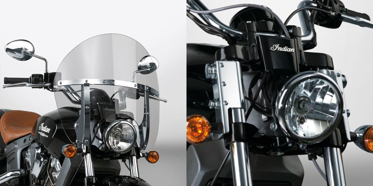 National Cycle Switchblade Chopped Quick-Release Windshields