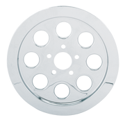 Zodiac Chrome 8-HOLE Rear Wheel Belt Pulley Inserts – Final Drive