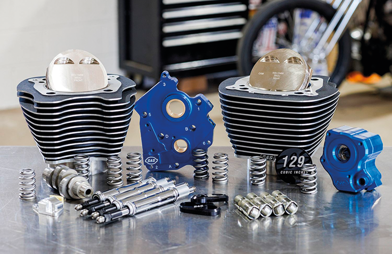 S&S 124CI, 128CI, 129CI & 132CI Power Packages for Milwaukee Eight – Engine