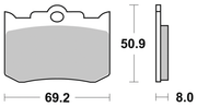 SBS Brake Pads for After Market Calipers