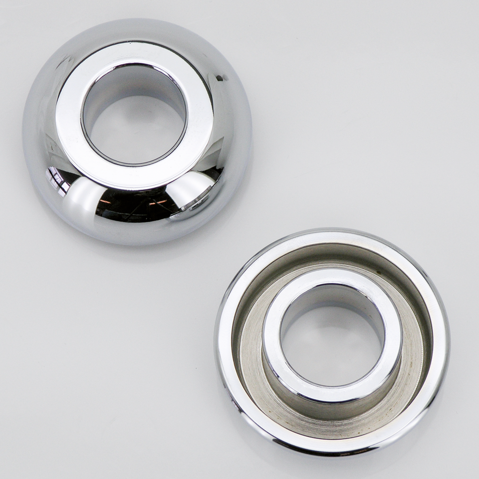 Zodiac Chrome Front Wheel Spacers for Touring – Wheel & Tire