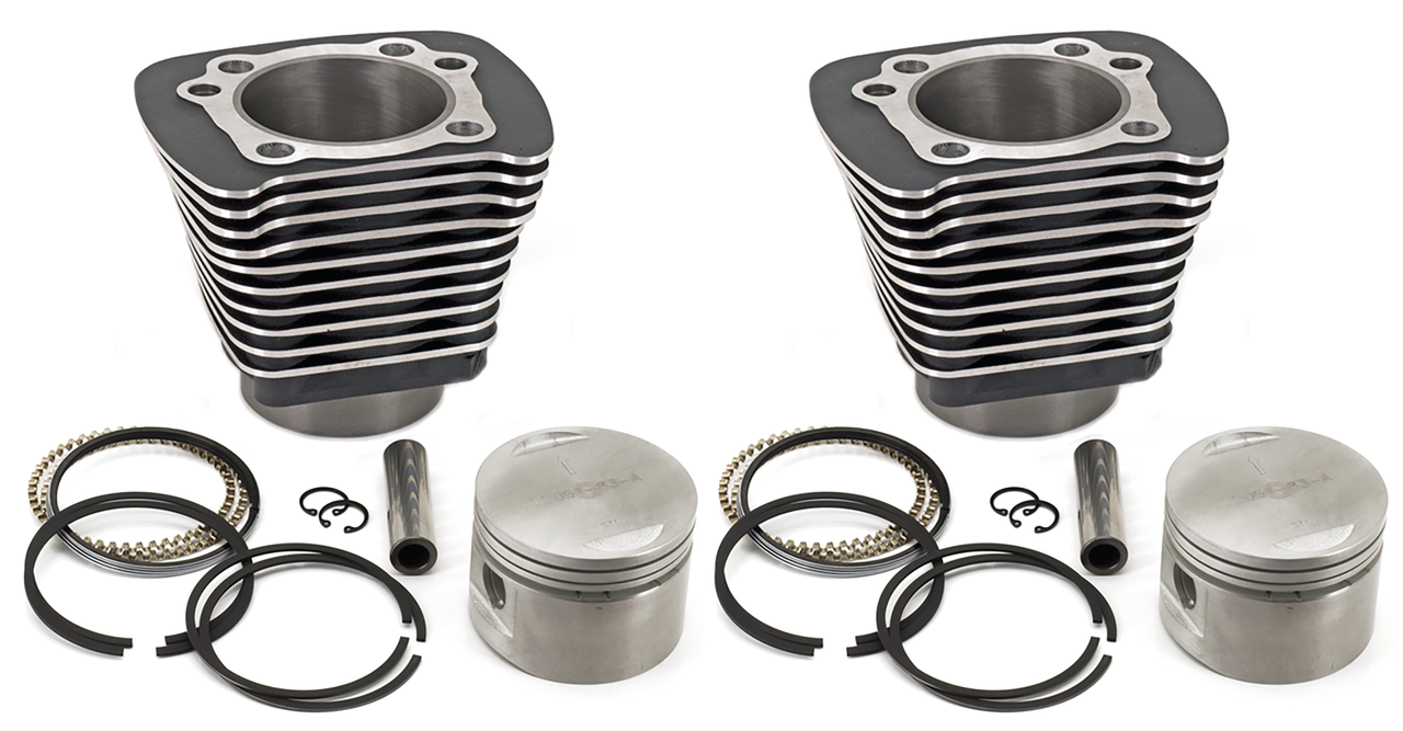 Zodiac Ready to Install Replacement Cylinder and Piston Kits for Evolution Big Twin and Sportster Engines