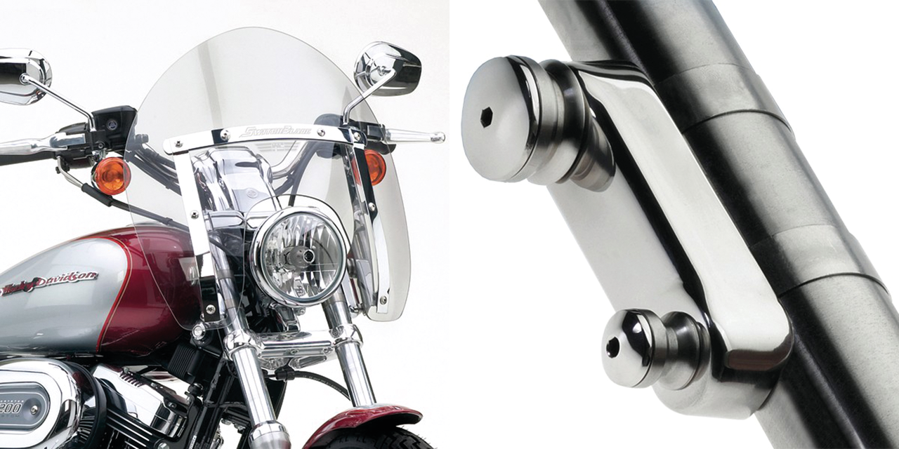 National Cycle Switchblade Shorty Quick-Release Windshields