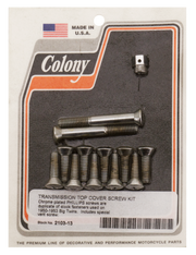 Colony Transmission Top Cover Screw Kit for 4 Speed Big Twin
