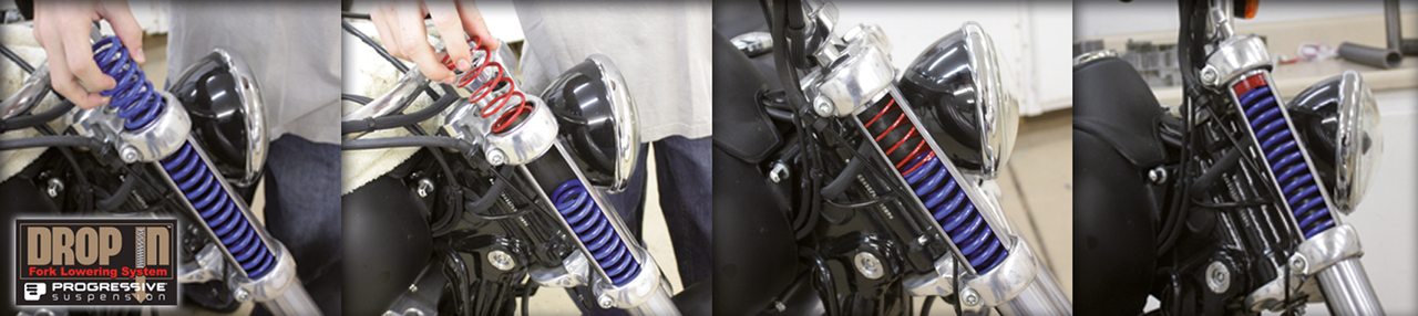 Progressive Suspension Drop-In Front Lowering Kits – Front Forks