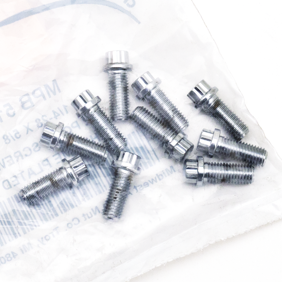 Midwest Acorn Nut Company Chrome Plated 12 Point Bolt Assortment Tray – Hardware