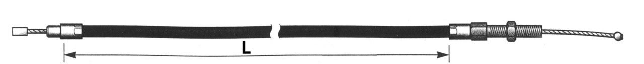 Barnett Clutches & Cables C05 - Clutch Cable 1983-1986 FLT & FXR – Control Cables & Hydraulic Lines