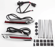 Ciro Lighted Saddlebag Latch Covers for Touring – Electric & Light
