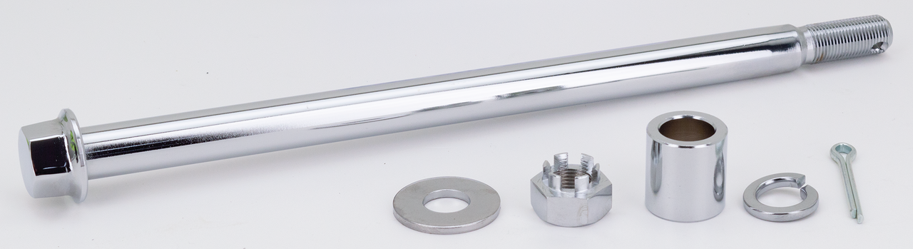 Zodiac Chrome Plated Front and Rear Axles – Wheel & Tire
