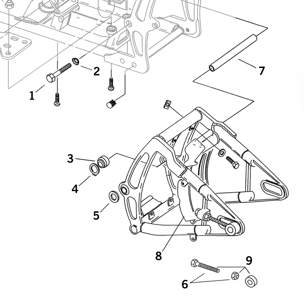 Eastern MC Parts Swingarm Parts for Softail 1984-1999 – Frame & Rear Suspension