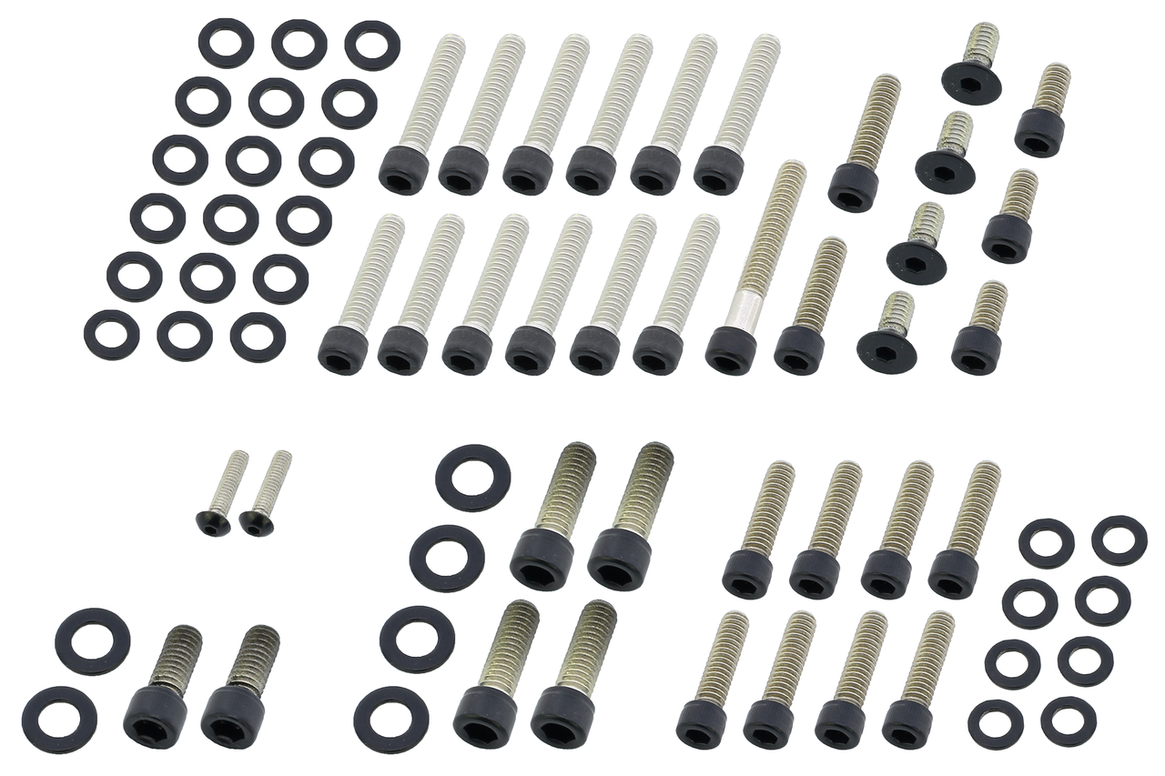 Screws4Bikes Black Stainless Steel Drivetrain Screw Kits – Hardware