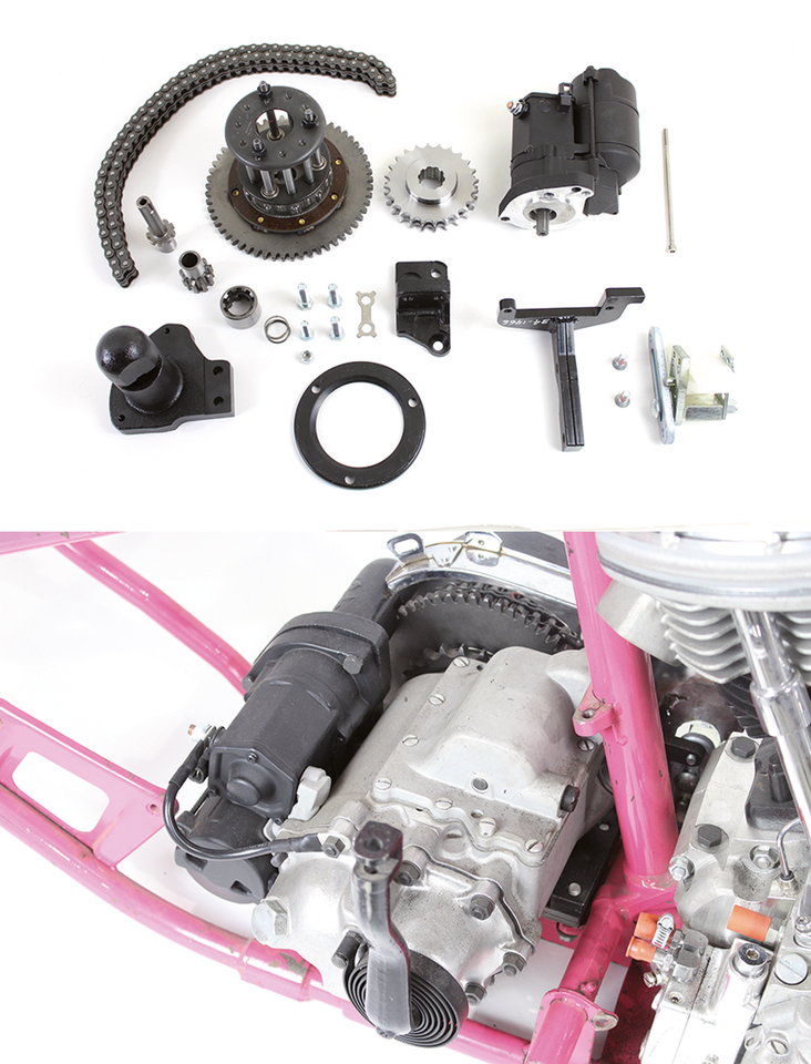 V-Twin York Electric Start Kit for Knucklehead & Panhead – Engine Electrics