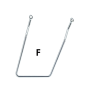 V-Twin Chrome Saddlebag Supports – Luggage