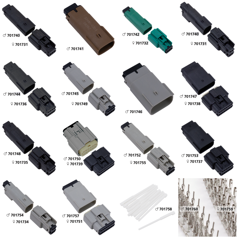 Namz Molex MX-150 Series Connectors – Electric & Light