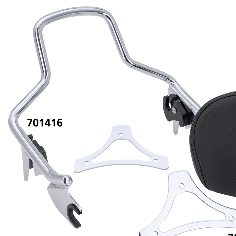 V-Twin Detachable Sissy Bars for Touring – Seat