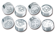 Midwest Acorn Nut Company Chrome Bolt Covers for Hex, Allen and Buttonhead Bolts – Hardware