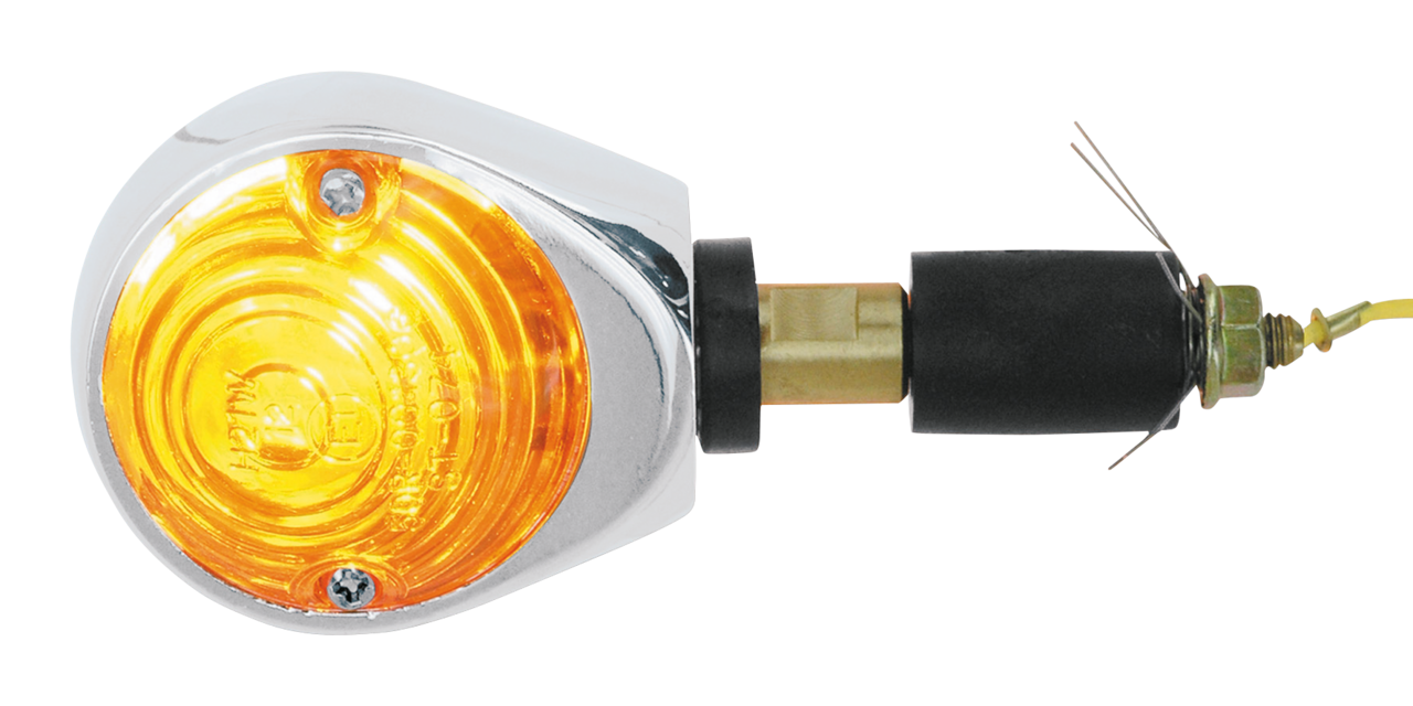 Zodiac Chrome "ox-Eye" Handlebar Turn Signals – Electric & Light