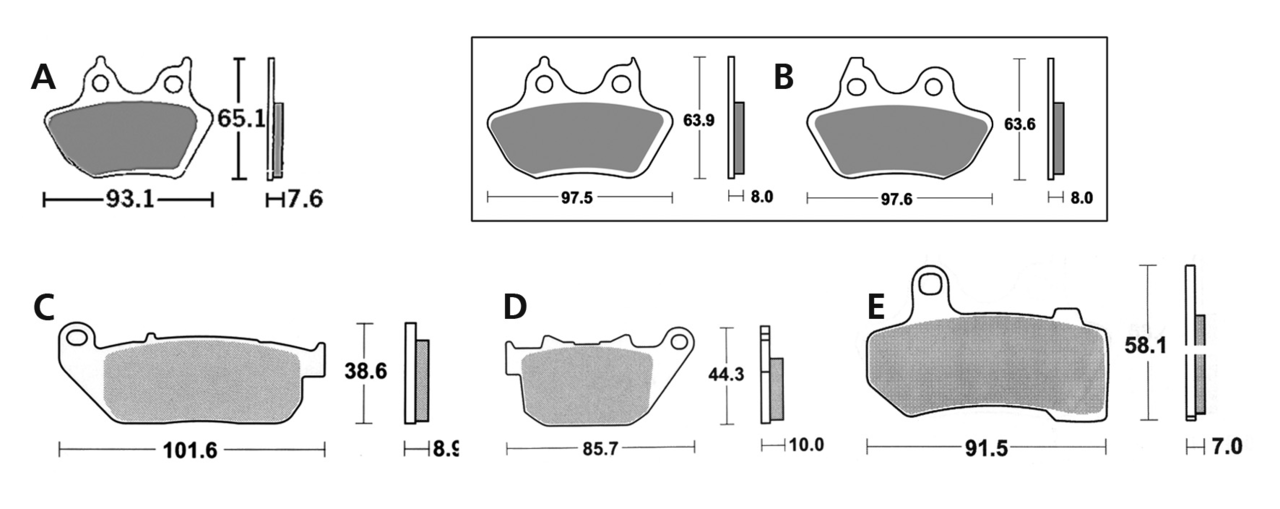 Ebc Rear Disc Brake Pads