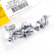 Midwest Acorn Nut Company Chrome Plated Counter Sunk Flat Head Socket Screws – Hardware