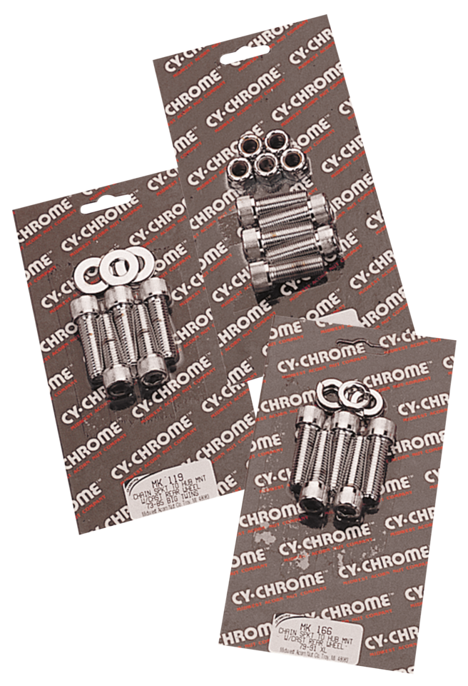 Midwest Acorn Nut Company Chrome Plated Sprocket & Pulley Bolts & Screws – Final Drive