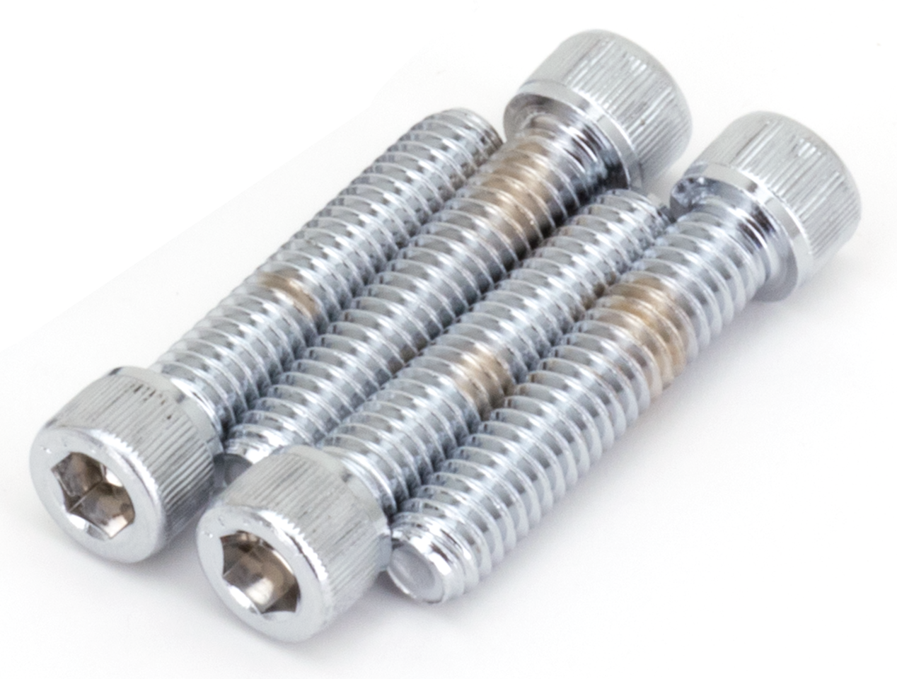 Midwest Acorn Nut Company Chrome Handlebar Top Clamp Screw Kits