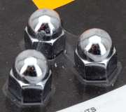 Colony Round Top Chrome Acorn Nuts – Hardware