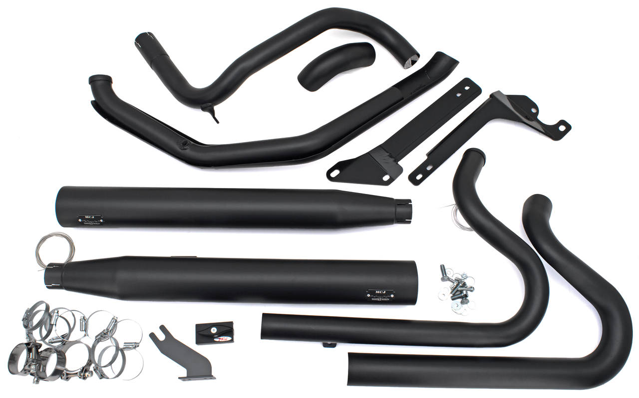 Mcj Adjustable True Dual Exhaust for Milwaukee Eight Softail